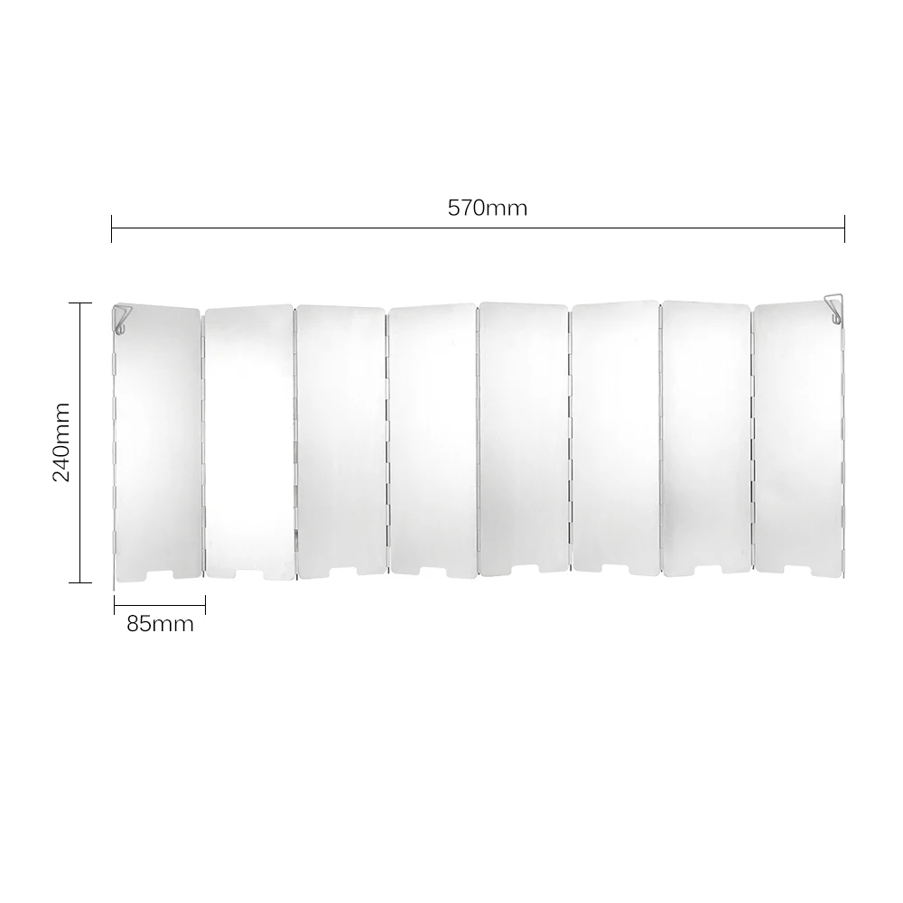 8 пластин DF001 плита ветровой экран экраны Кемпинг печи Ветер щит Складная газовая