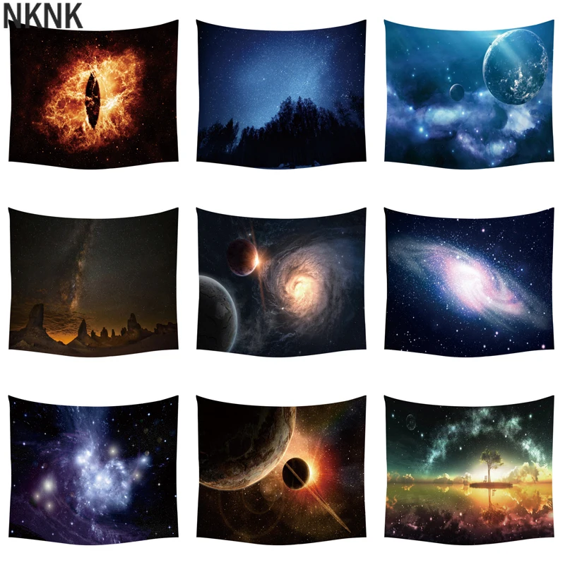 Психоделическая ночь звездное небо звезды космическая галактика Вселенная