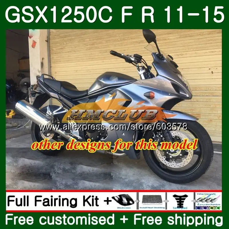 

GSXF1250 For SUZUKI Bandit GSX1250F GSX1250 C 11 12 13 14 15 20CL.0 1250 GSX1250C 2011 2012 2013 2014 2015 Fairing Glossy black