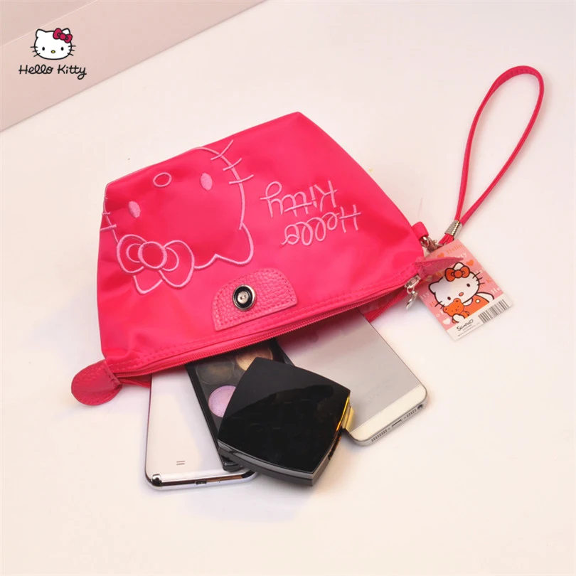 Женская портативная Милая многофункциональная косметичка HELLO KITTY на молнии