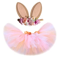 toddler baby girls bunny tutu skirt for kids girl princess rabbit tutus fluffy ball gown children easter halloween costume 0 14y