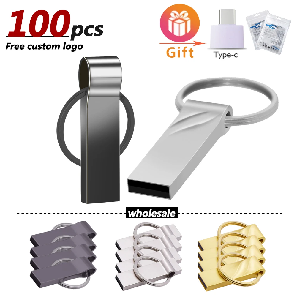 

100pcs/lot USB 2.0 Flash Drive 64 Gb 32 Gb Pendrive 16gb 32gb 64gb 128gb Usb 2.0 Usb Stick Pen Drive Flash Usb Disk Gift Logo