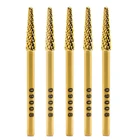 Маленький конусный резак MAOHANG 5 шт.лот, фреза для ногтей для дизайна, электрическая машинка для маникюра, пилки для ногтей, инструменты