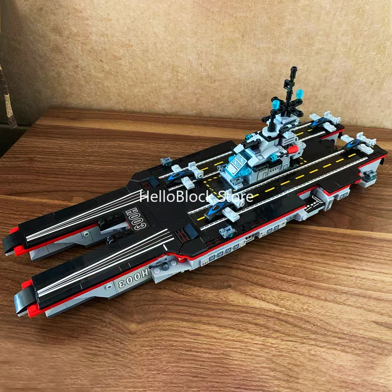 Строительные блоки 8 в 1: летательный аппарат военный флот корабль разрушитель