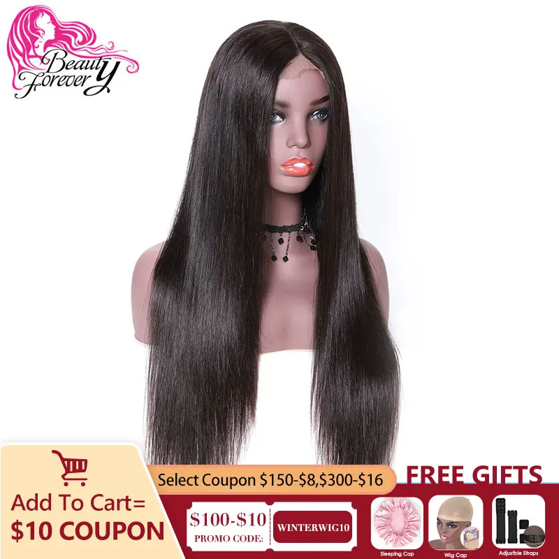 BeautyForever полностью кружевные человеческие волосы парики прямые бразильские remy Wig14