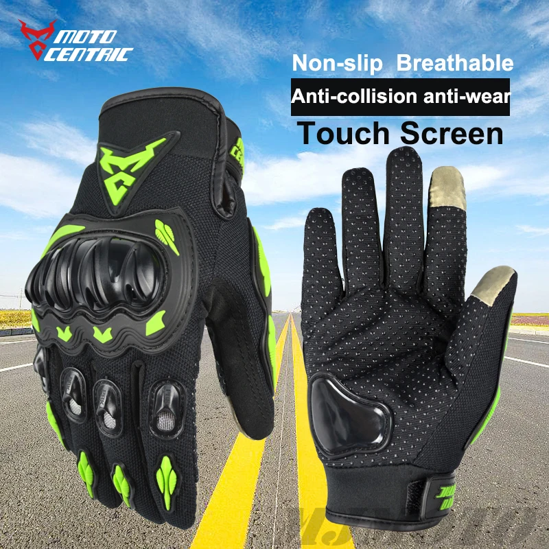 

Motocentric Men's Motorcycle Gloves Touch Screen Breathable Anti-Slip Motorbike Gloves ATV DH MTB Cycling Biker Gloves Unisex