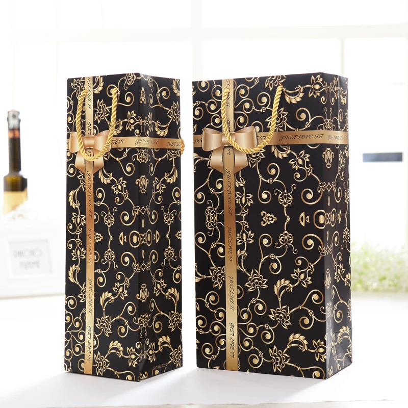 10 шт. Бумага разделочная доска ткани красное вино бутылок сумки