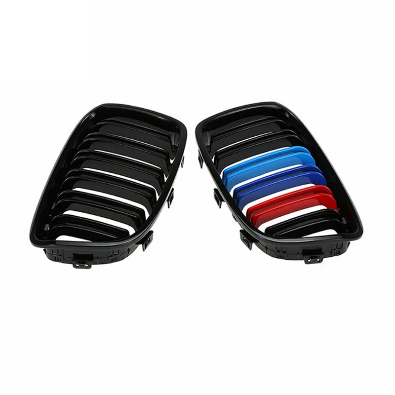 2 шт. для BMW F20 F21 1 серия 2011 2012 2013 2014 Передняя почечная решетка гриля автомобильные