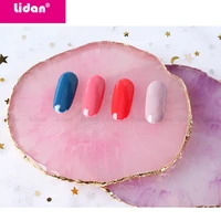 retro manicure display stand plate display board palette nail art tools natural resin stone manicure color practice show shelf