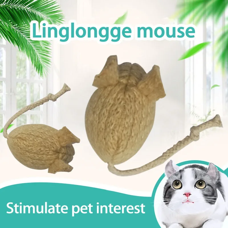 Игрушка для домашних животных кошки собаки милая забавная форма мыши Прочная