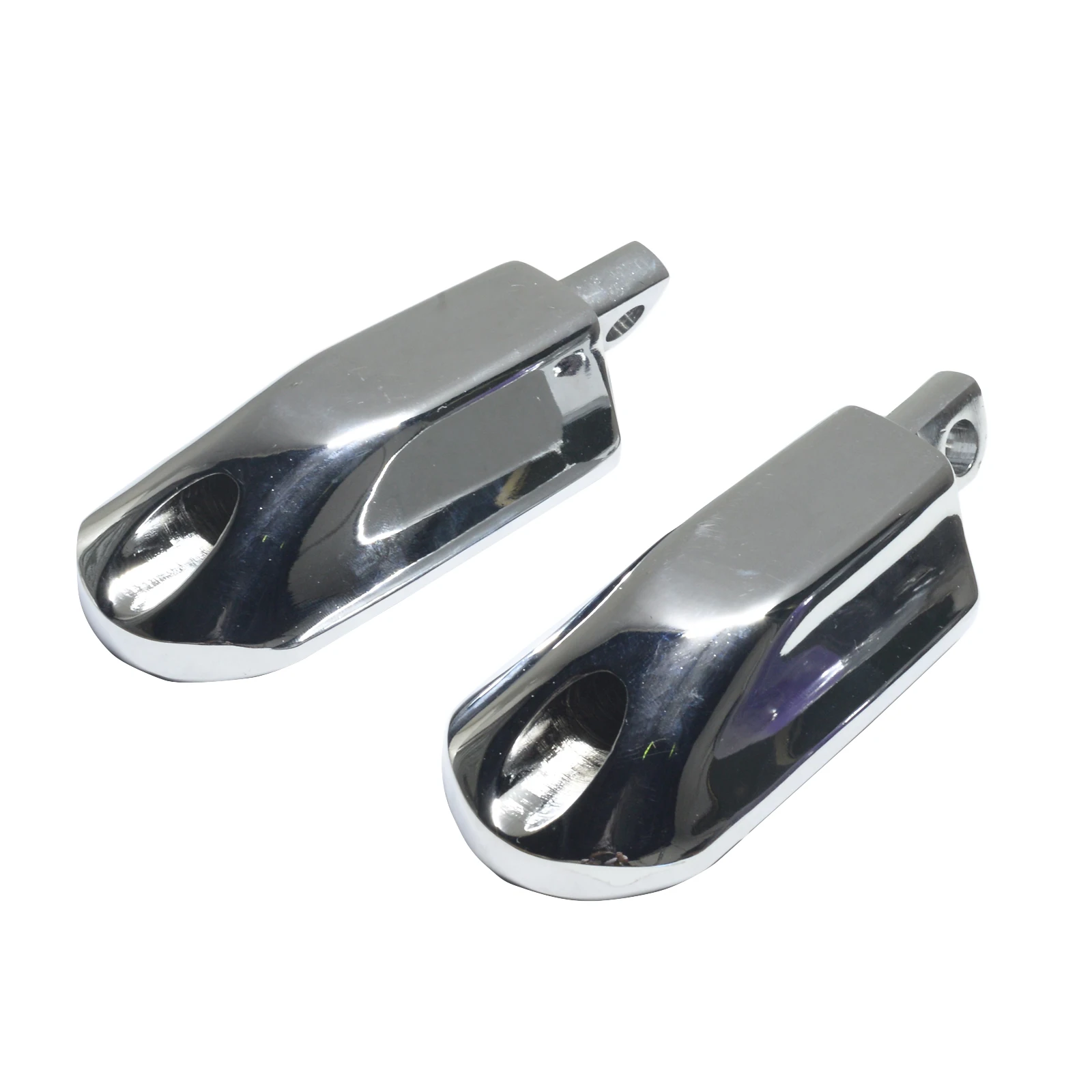 Male Mount Motorcycle Rubber Footrest Footpegs Floorboard For Harley Iron XL 883 1200 Street 750 500 Touring Custom Dyna Softail