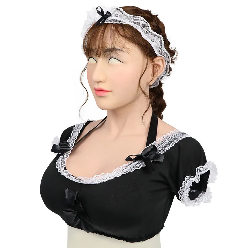 Силиконовая женская маска с реалистичной кожей для мужчин Трансвестит из