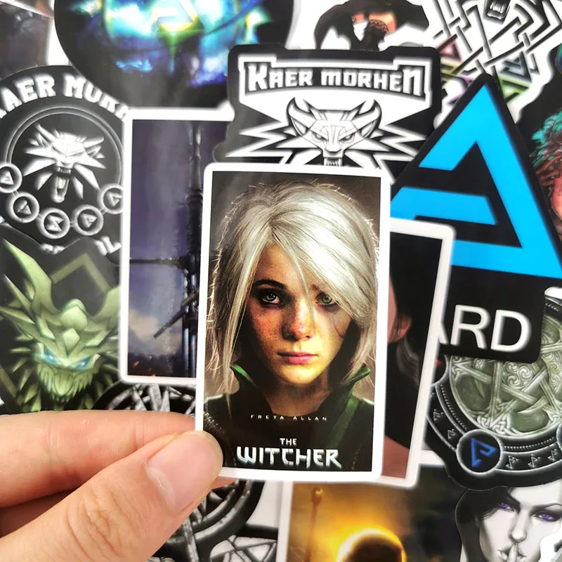 10/50 шт./компл. американские фэнтези Мультяшные водонепроницаемые наклейки из ПВХ