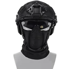Тактический головной убор, маска для страйкбола, женская маска, охота, CS, велосипедные защитные маски для вечеринки, головной убор теней истребителя
