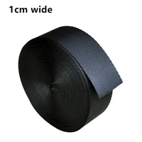 10mm wide 10meterlot thickening plain weaves high grade encryption imitation nylon webbing for bags braided strap backpack belt