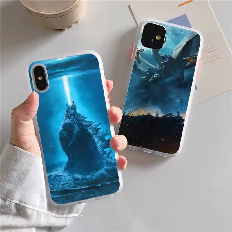 

Monster-Godzillas Phone Case For iphone 13 12 11 xr xs x 7 8 pro max Plain Soft TPU Silicone Clear Case Cover