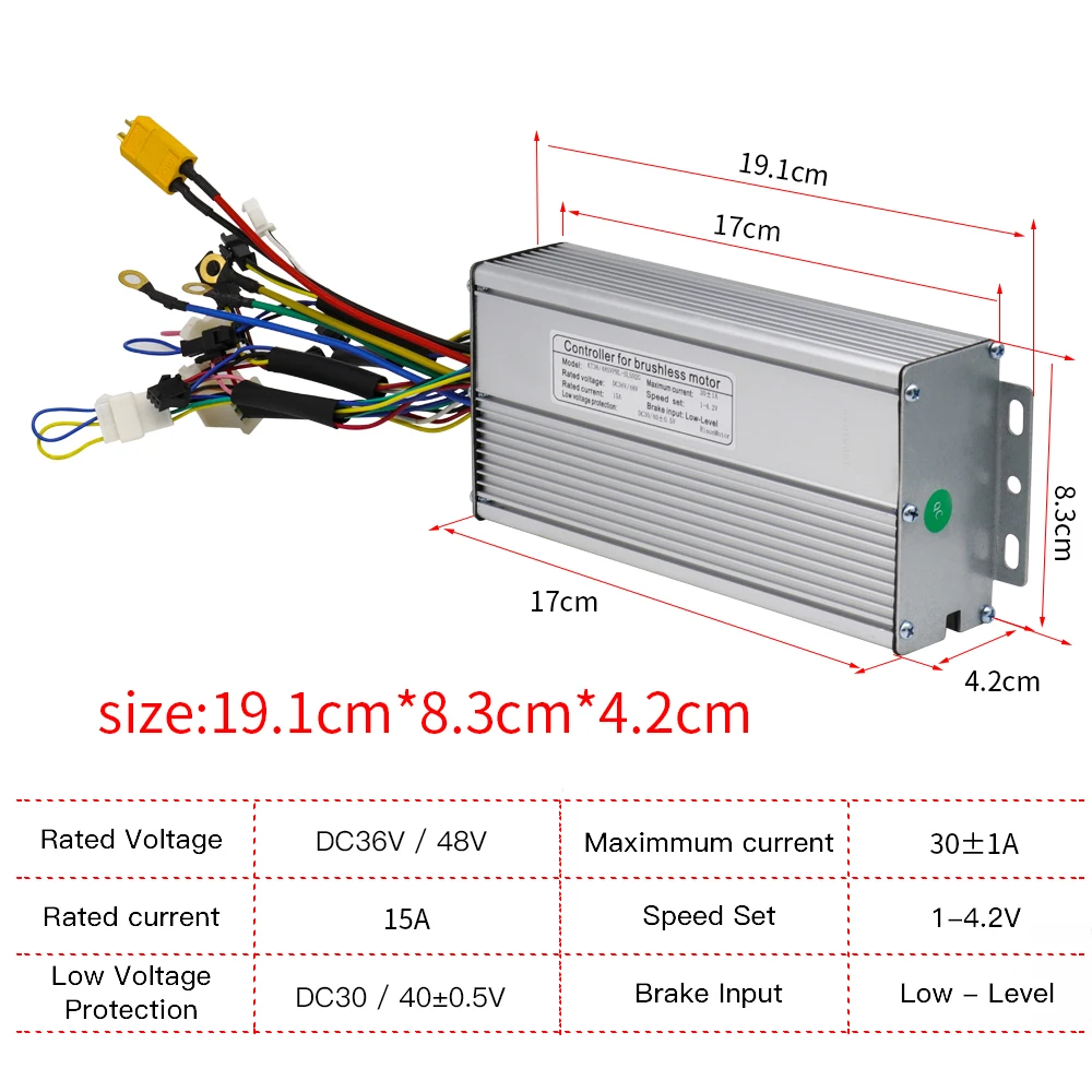 Контроллер KT 24V 36V 48V контроллер электровелосипеда 350W 500W 750W 1000W 1500W с экраном LCD5 LCD4