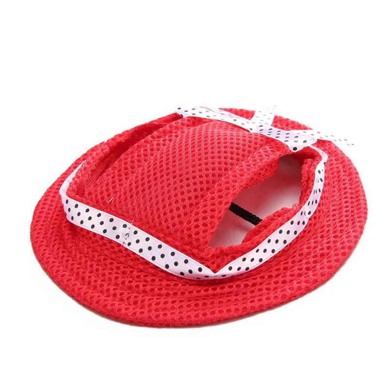 

New Colorful Summer Pet Dog Hat Baseball Cap Sun Protection Windproof Travel Sports Sun Hats for Puppy Large Dogs Pet Supplies