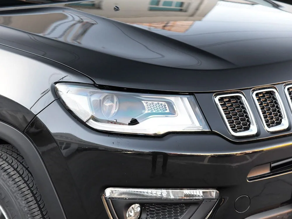 Для Jeep Compass фары автомобиля прозрачный объектив Автомобильный брелок крышка