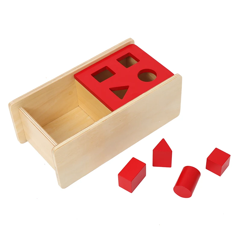 

Montessori Early Childhood Throwing Geometric Flip Box Children's Educational Toys