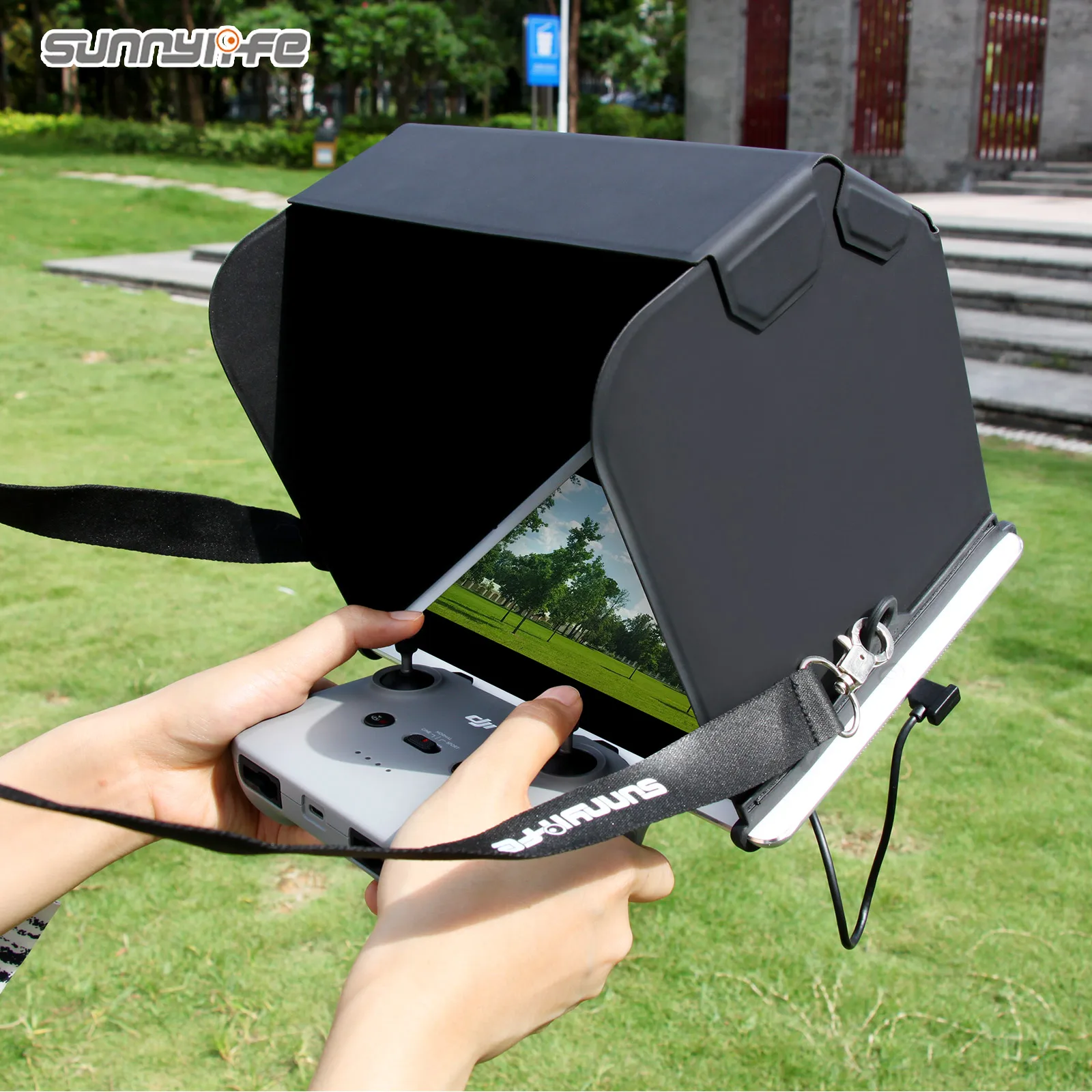 Tablet Sun Hood 7.9/9.7/11 inch Remote Controller Sunshade Foldable Magnetic PU Leather Hood Mavic Mini/ Mavic Air 2S/Mavic 2