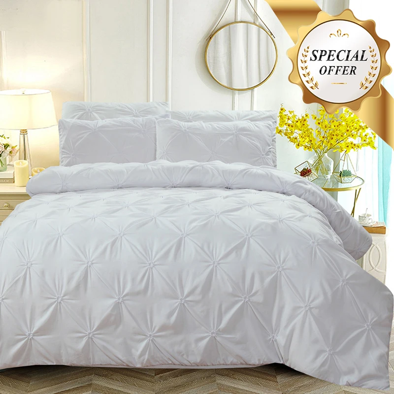 Постельное белье в европейском стиле белый комплект постельного белья с 3d