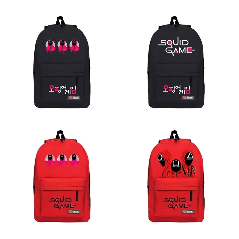 

Squid Game Backpacks Student Girls Cute School Bag Kids/Boys Casual Daily Women Backpack Travel Bag 42x29x11cm Dropship