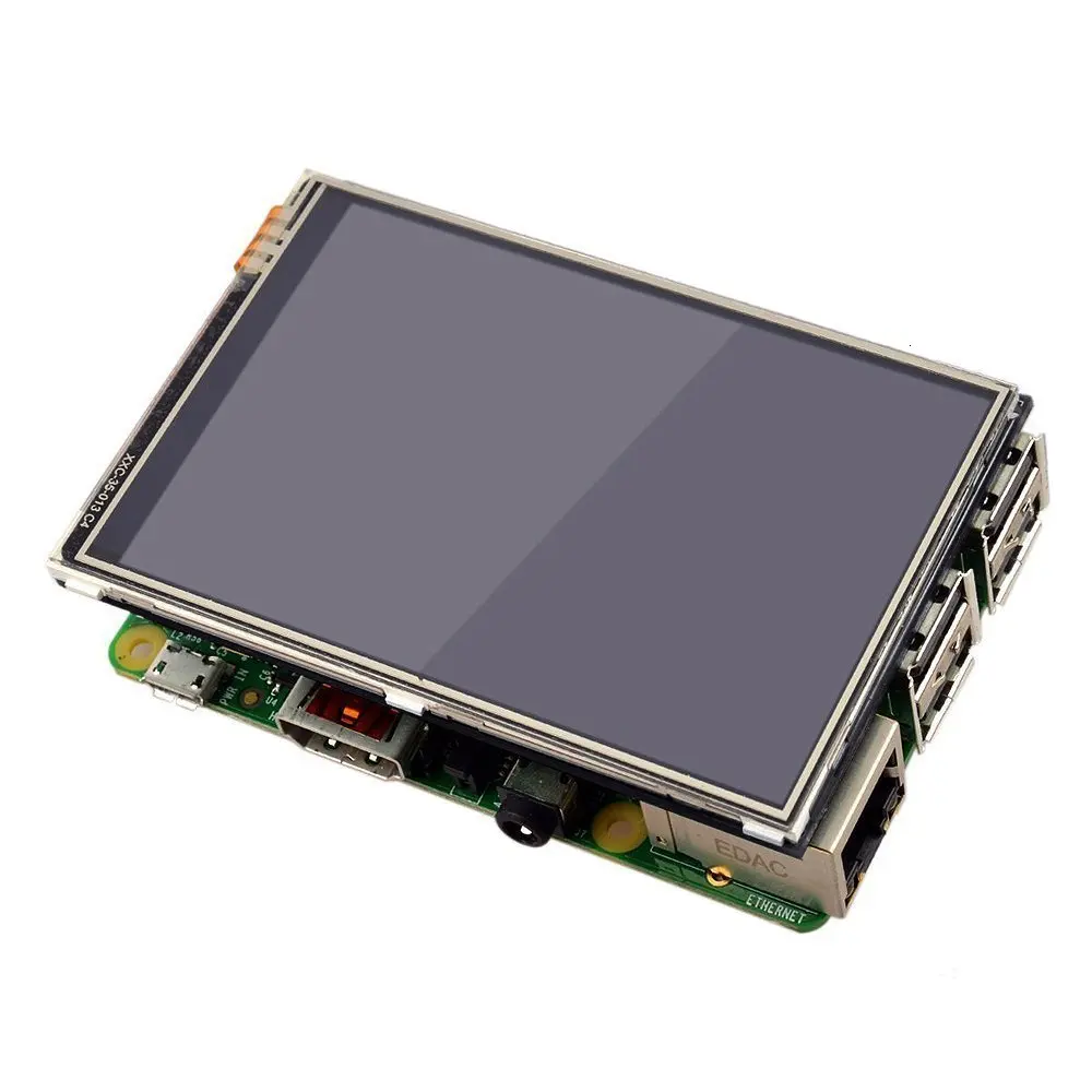 Raspberry Pi 4/3 Model B 3 5 &quotсенсорный ЖК-дисплей Прозрачный Акриловый чехол стилус |