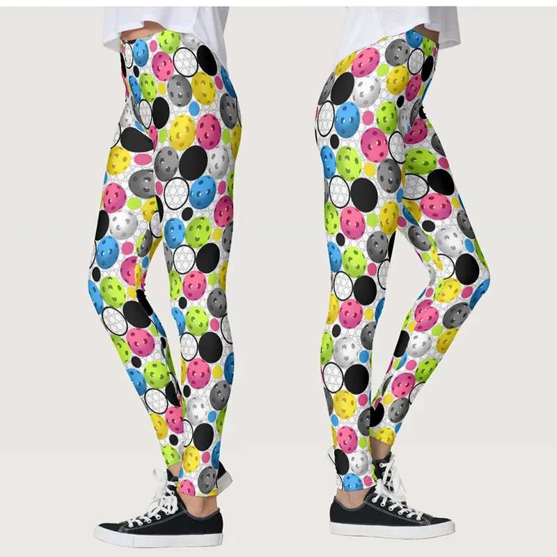 

Women's leggings printed leggings ball pattern leggings women's push up sexy leggings sports anti cellulite summer leggings