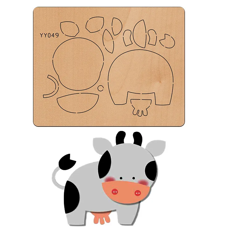 

Multiple sizesNew Cow wooden dies cutting dies for scrapbooking Multiple sizes