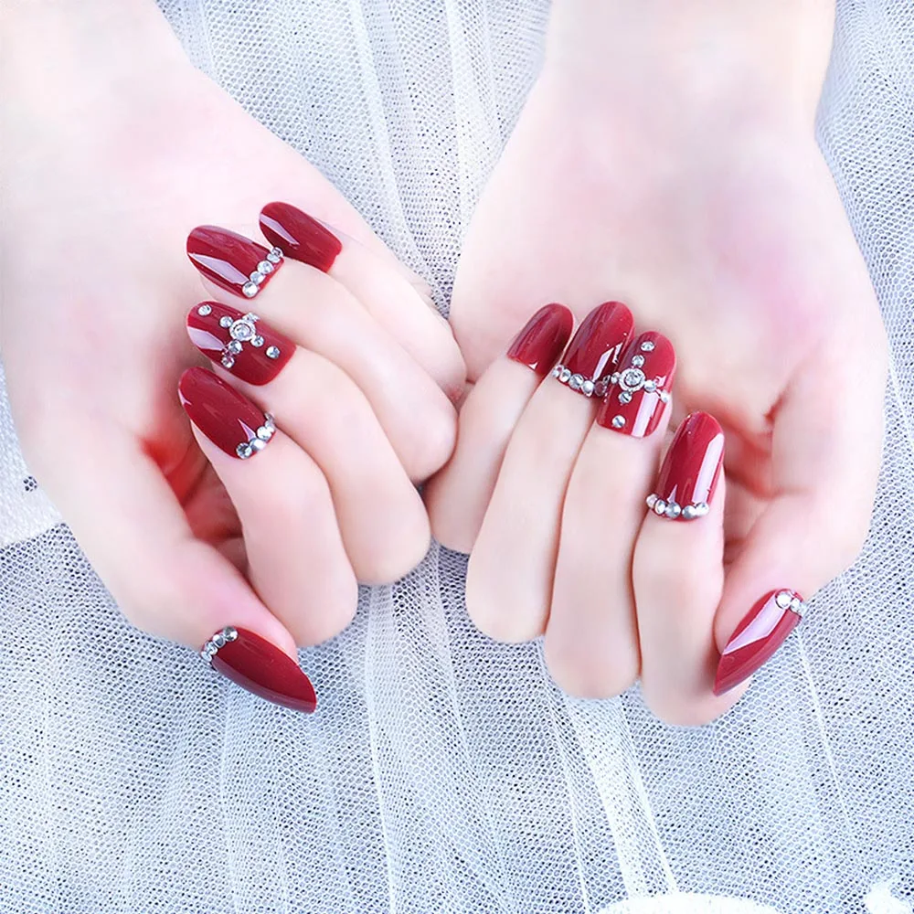 Прозрачная износостойкая поддельная клейкая лента для ногтей водостойкая