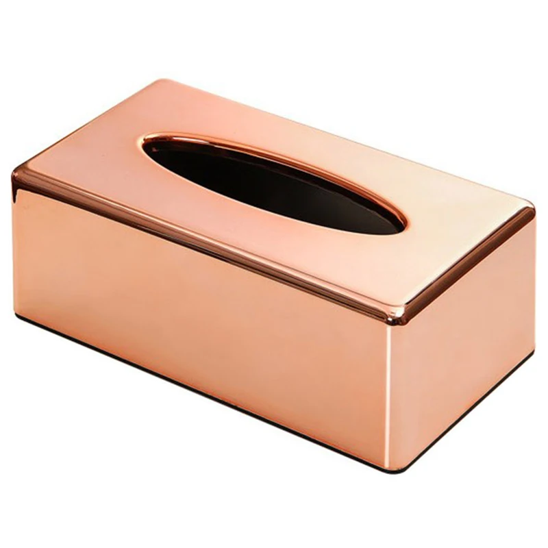 

Бумага стойки Элегантный Королевский розового золота автомобиля Главная коробка для салфеток прямоугольной формы контейнер салфетка держ...