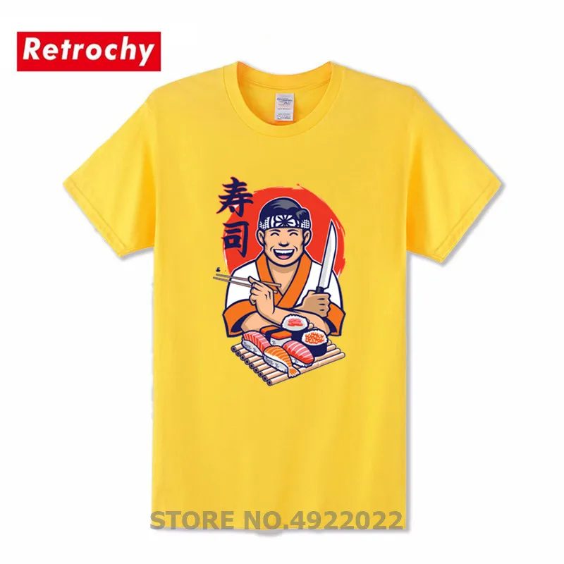 Master Sushi японский самурай футболка с дэрианом Соном ретро мальчик каратист Camisetas