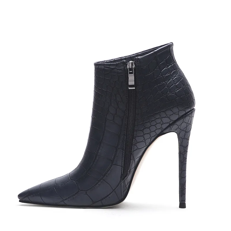 COCOAFOAL/осень зима женские ботинки Челси на каблуке пикантные туфли с острым носком