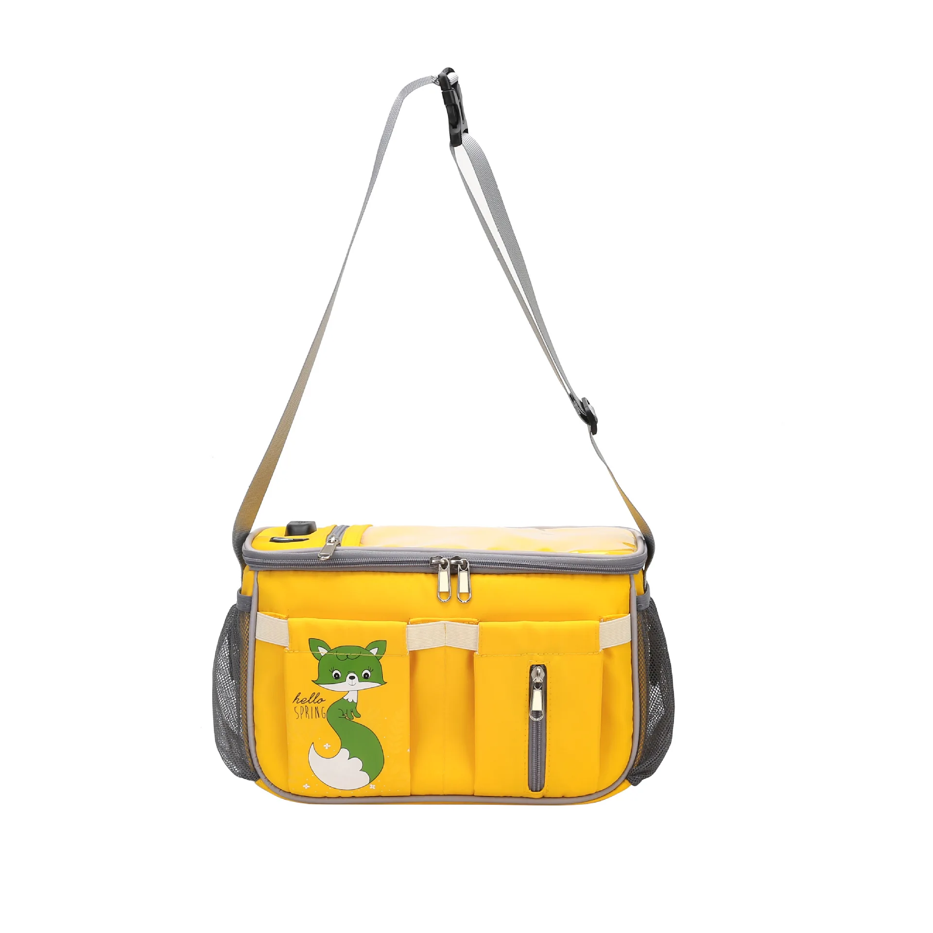 

High Quality Fashion Newborn Baby Organizer Travel USB Trolley Bag Mummy Universal Diaper Hanging Stroller Accessories