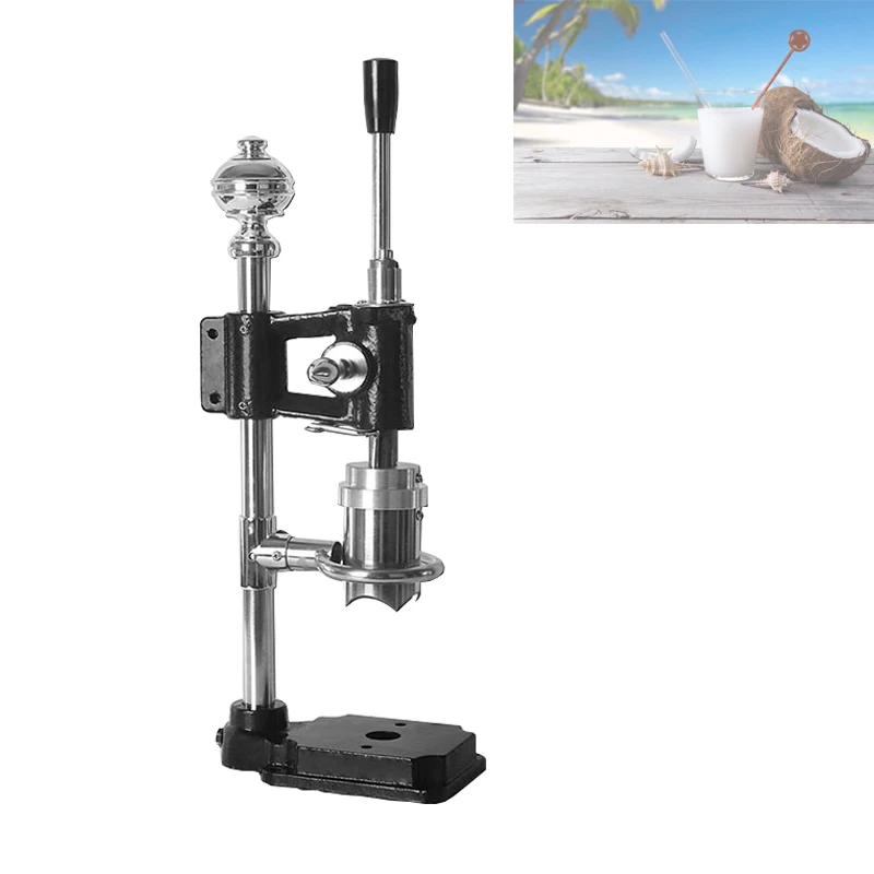 

Coconut Opener Green Coconut Lid Opening Machine For Coconut Juice And Coconut Meat Manual Commercial Coconut Lid Opener