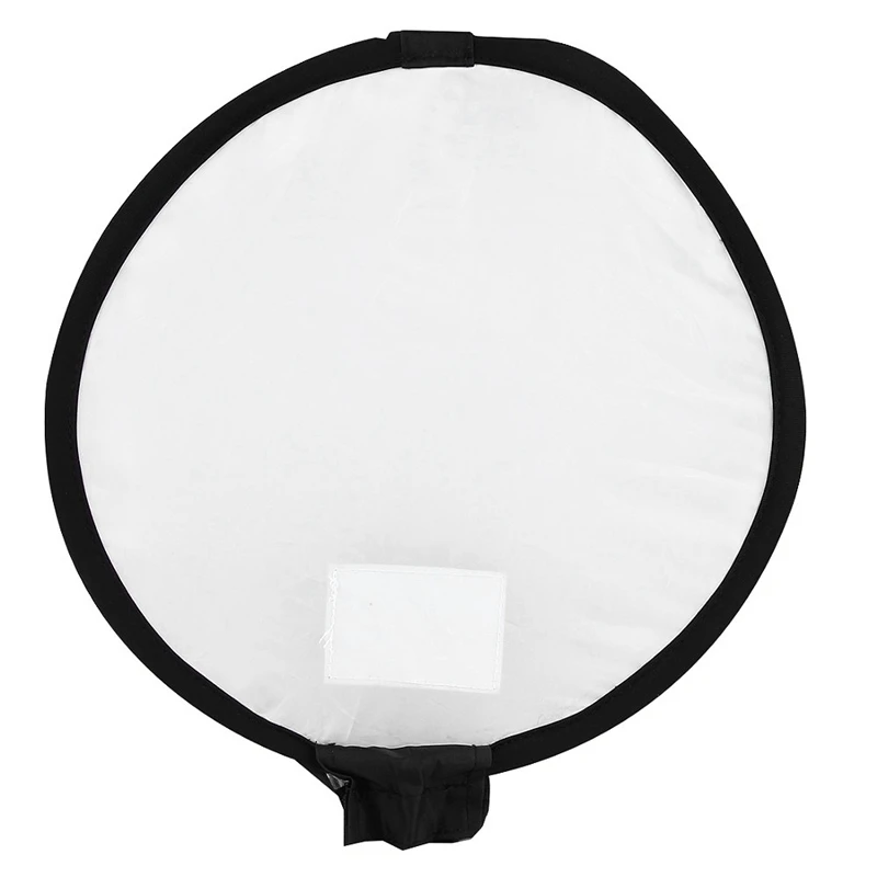 

30Cm Universal Round Style Flash Diffuser Folding Softbox Speedlight Softbox Without Flash Light Hole