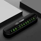 Автомобильная светящаяся карточка для временной парковки табличка с номером телефона для Ford Transit Ranger Edge Fiesta Galaxy Ecosport Mondeo Focus Explorer