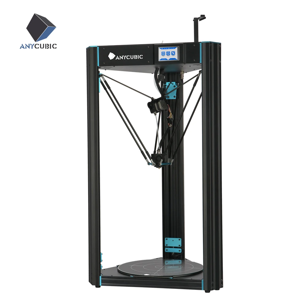 ANYCUBIC Predator Kossel 3d принтер большой объем сборки 370*370 новейший ультрабase предварительно собранный Настольный impresora 3d Принтер Комплект