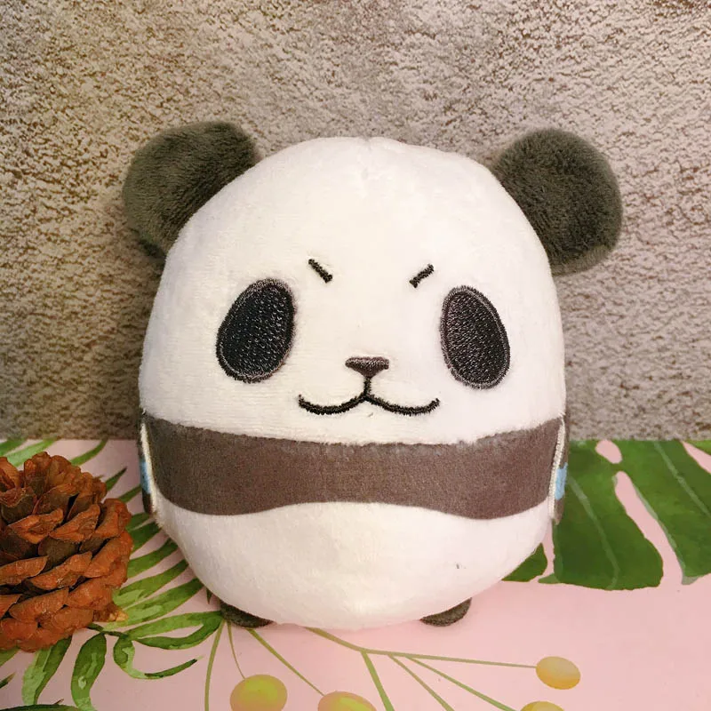 Jujutsu кайсен панда круглые плюшевые куклы игрушка талисман 10 см коллекционное