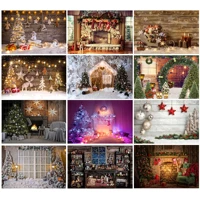 neoback vinyl christmas stockings fireplace indoor photocall photo backdrop banner family union party photography backgrounds