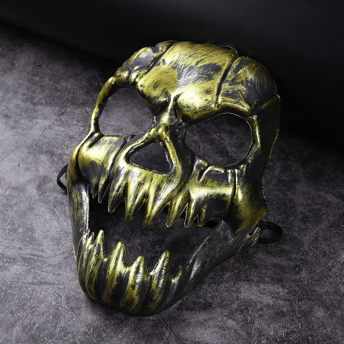 2 шт. маскарадные маски для Хэллоуина легкая пластиковая крышка лица страшный