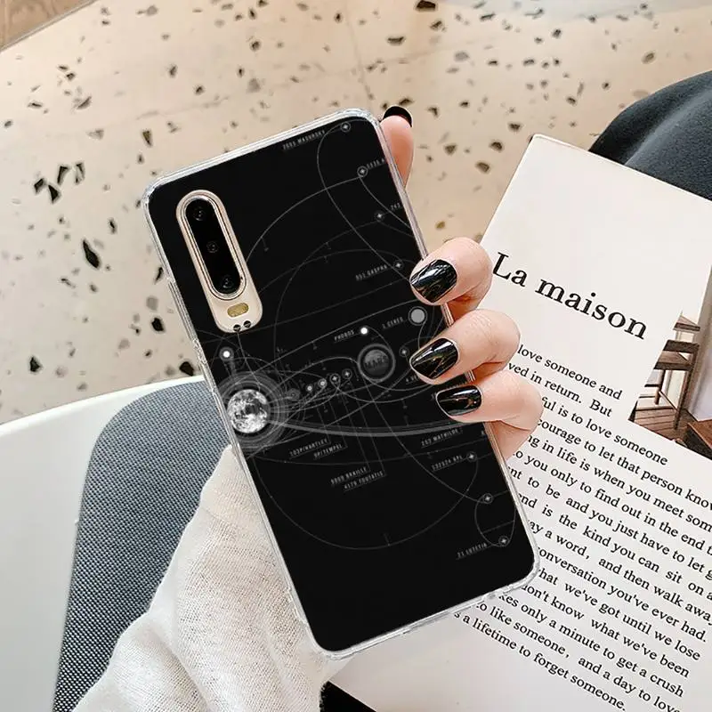 

emc2 notes Phone Case Transparent for Samsung A71 S9 10 20 HUAWEI p30 40 honor 10i 8x xiaomi note 8 Pro 10t 11