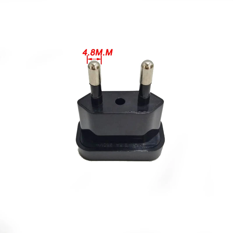 Portable Travel Adapter Charger Power Plug US CN JP Socket TO 2Pin EU 4.8mm Korea Electric | Электроника