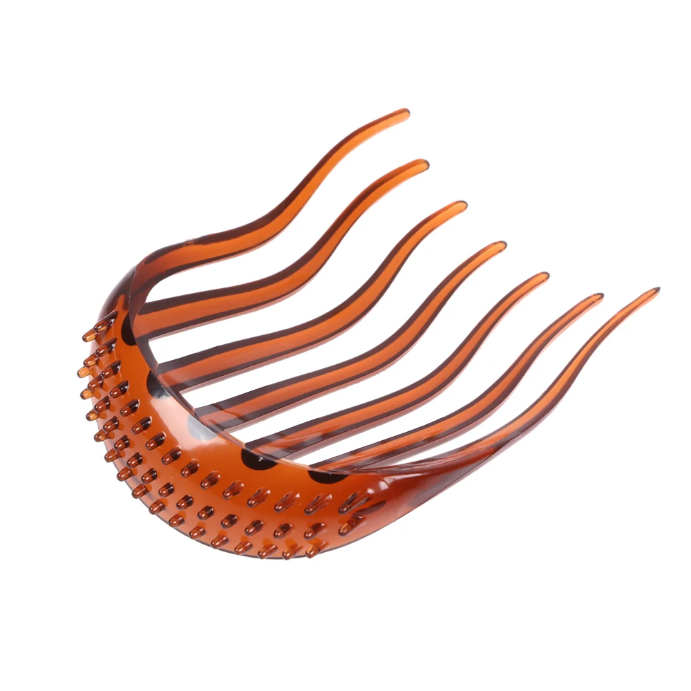 1 шт. пушистая расческа для хвоста вставки из пластика декоративные инструменты 2