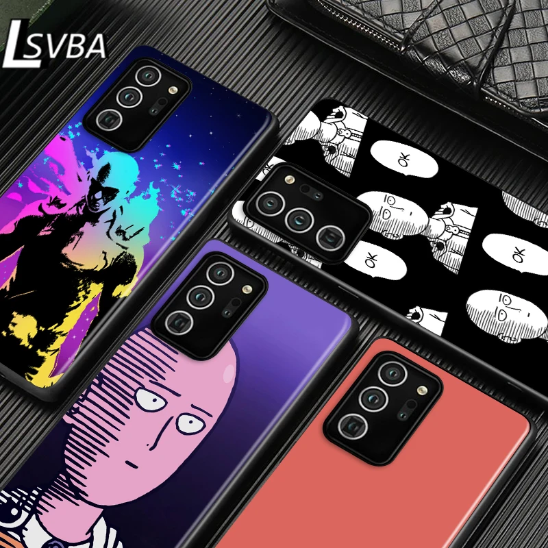 

One Anime Punchs Soft TPU for Samsung Galaxy S21 S20 FE Ultra Lite S10 5G S10E S9 S8 S7 S6 Edge Plus Black Phone Case