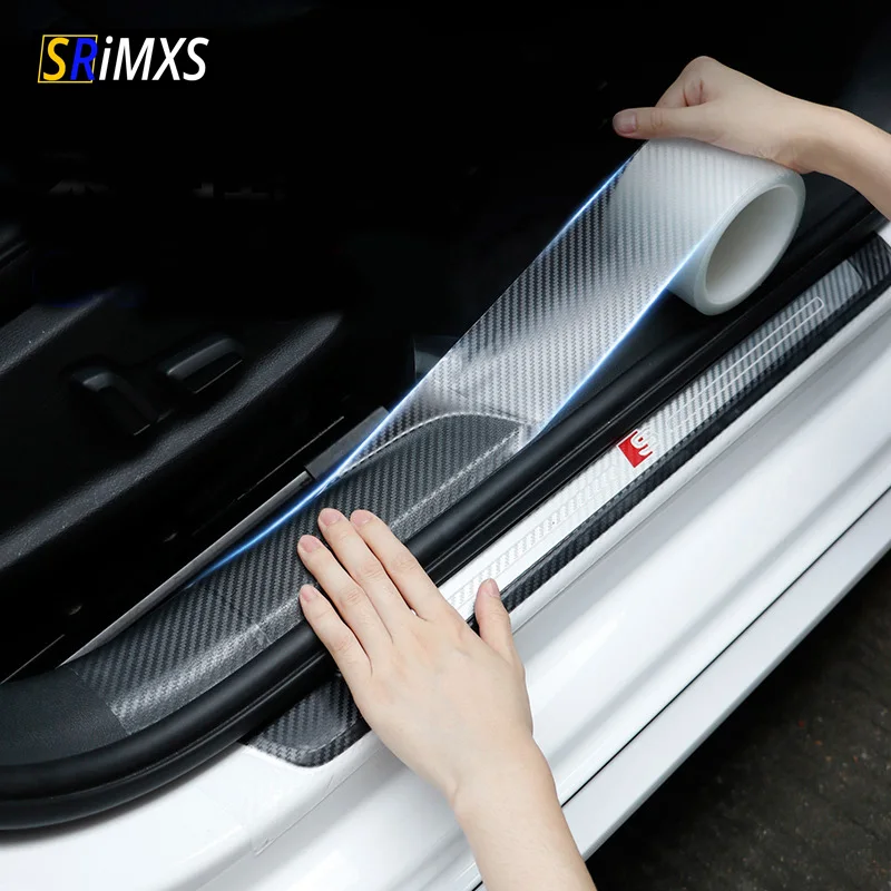 

Multifunction Car Door Protector Stickers Strip Carbon Fiber Auto Vinyl Sticker Full Car Body Protective Anti-Collision Tape