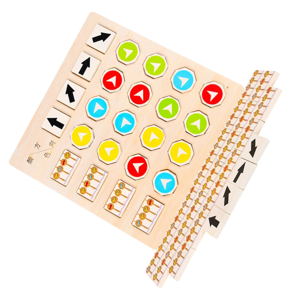 

1 Set Board Game Toys Kids Direction Color Recognition Educational Toys