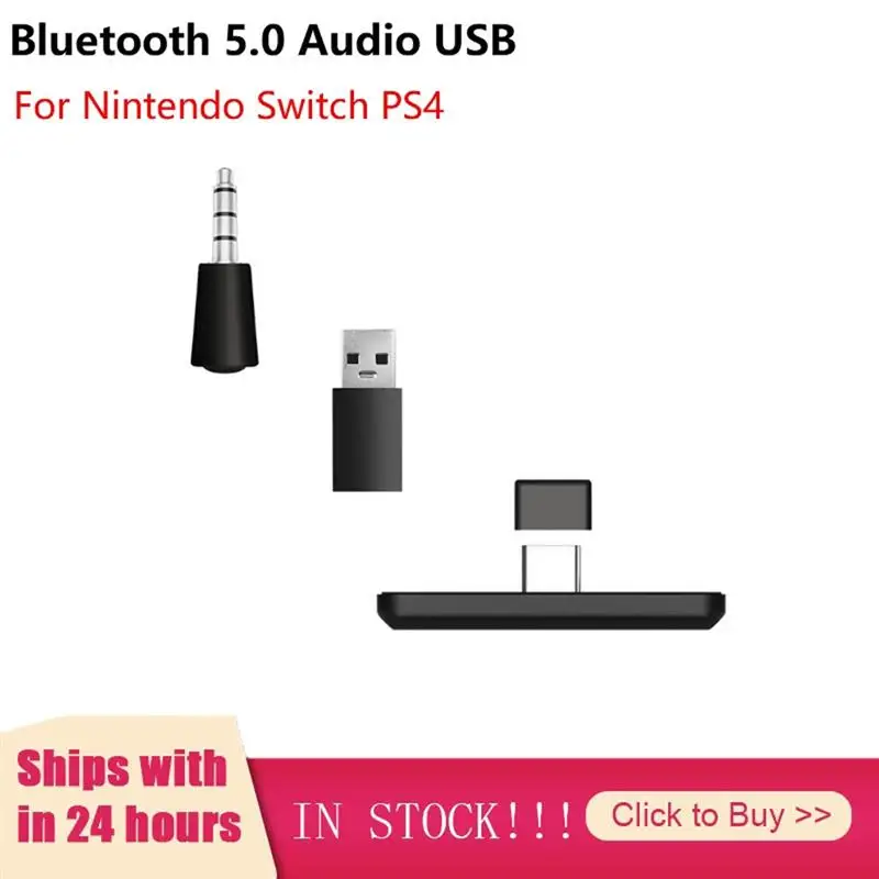 

Wireless Bluetooth Adapter 5.0 Audio Receiver USB PC Bluetooth Transmitter for Switch VF Receiver for PS4 Computer