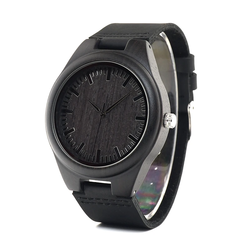 D26women BOBOBIRD Wood Watch Promotion Sale Leather Strap Men Women Wristwatches Birthday Present Christmas Gift in Box reloj hombre - Цвет: D26women